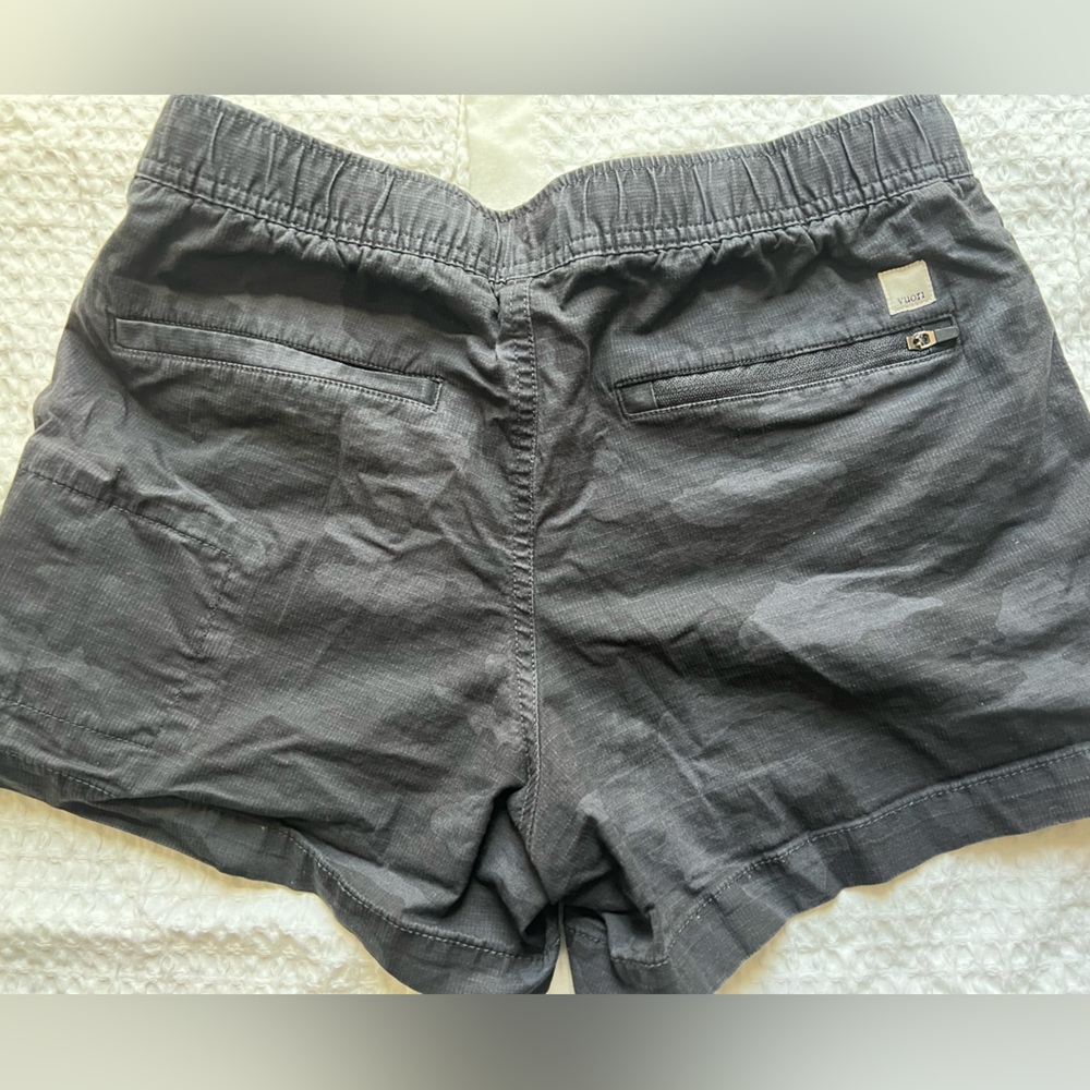 Black camo shorts